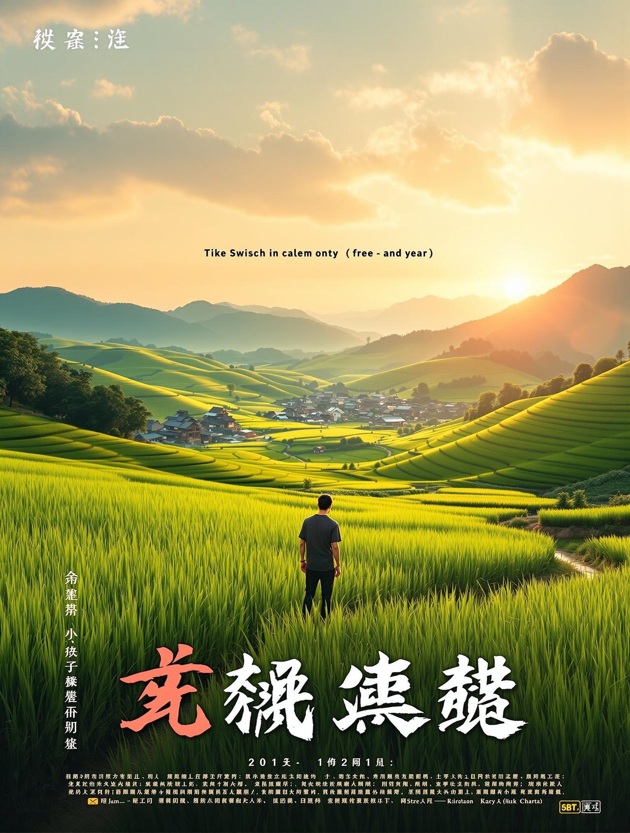 短剧免费观看红果漫剧作品《稻香人家》海报 - 乡村温情题材短剧